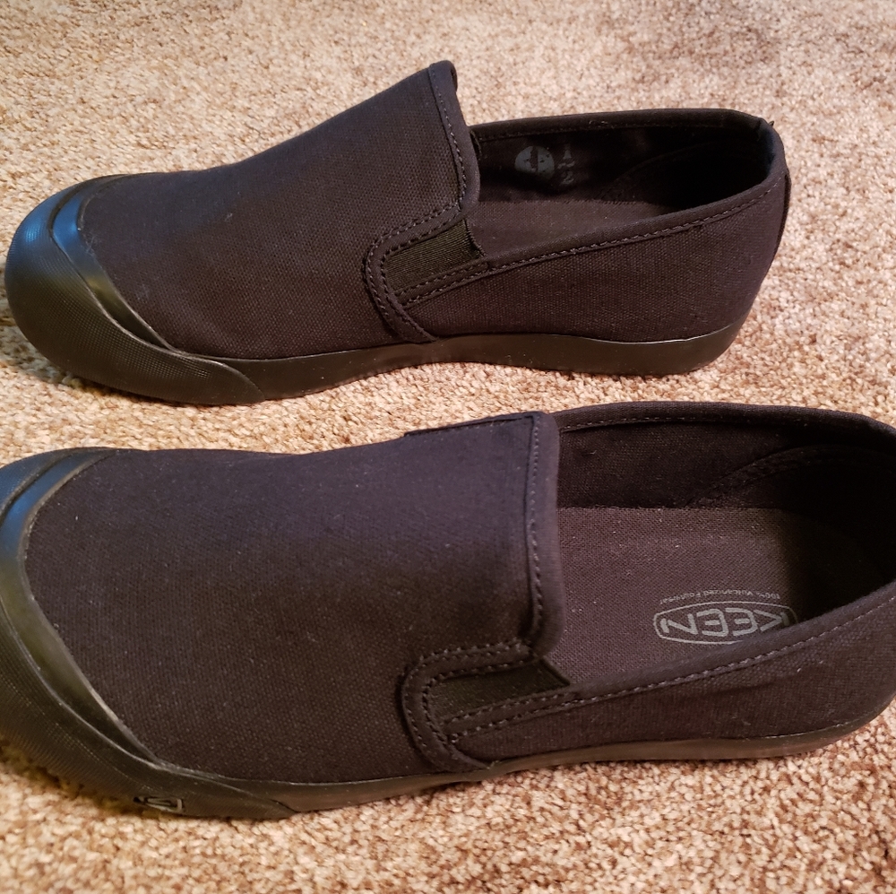 Keen Black Coronado III Canvas Slip-On Men's